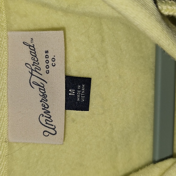 Universal Thread Womens Sz Medium Full Zip Hoodie. Yellow. Very Nice - Picture 4 of 6